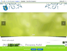 Tablet Screenshot of dunapataj.hu